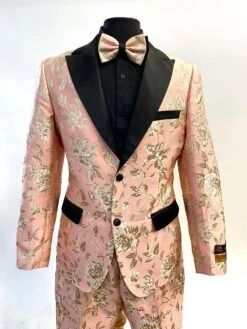 Rose Gold Groomsmen Suits