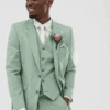 Sage Green Wedding SuitSage Green Groom Tuxedo
