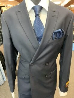 Slim Fit Prom Suits DB-Slim Solid Navy