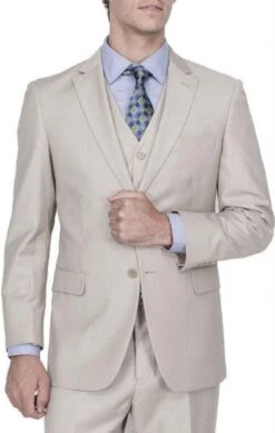 Slim Fit Prom Suits Skinny - Beige