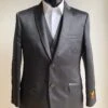 Slim Fit Prom Suits Skinny - Jet