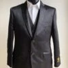 Slim Fit Prom Suits Skinny - Shark Black