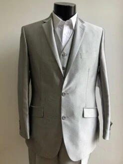 Slim Fit Prom Suits - Skinny - Shark Silver