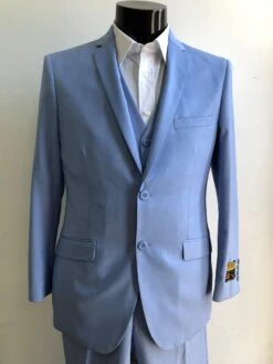 Slim Fit Prom Suits - Skinny - Sky