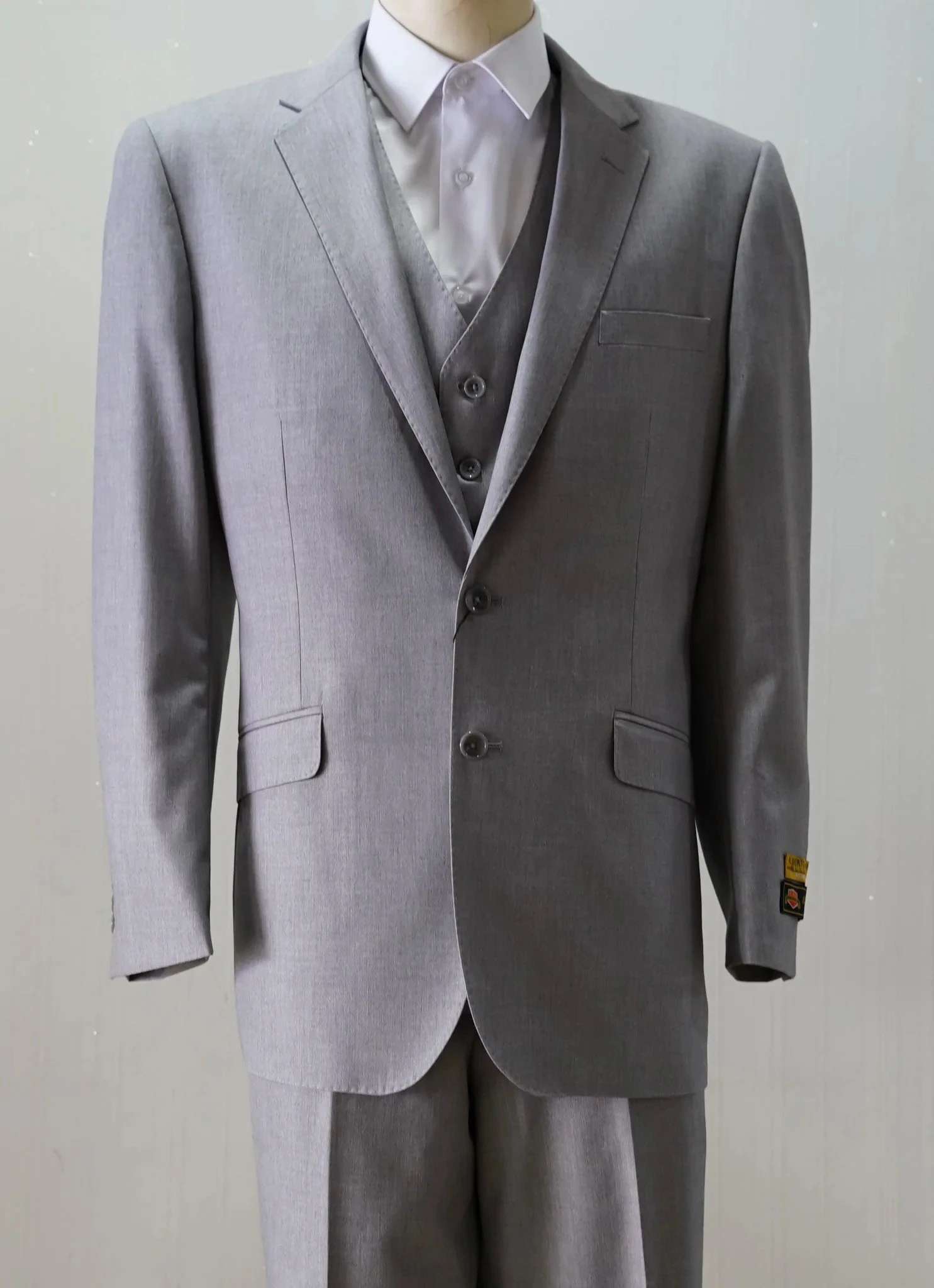 Slim Fit Prom Suits - Tailored Lt. Gray 1 Slim Fit Prom Suits - Tailored Lt. Gray