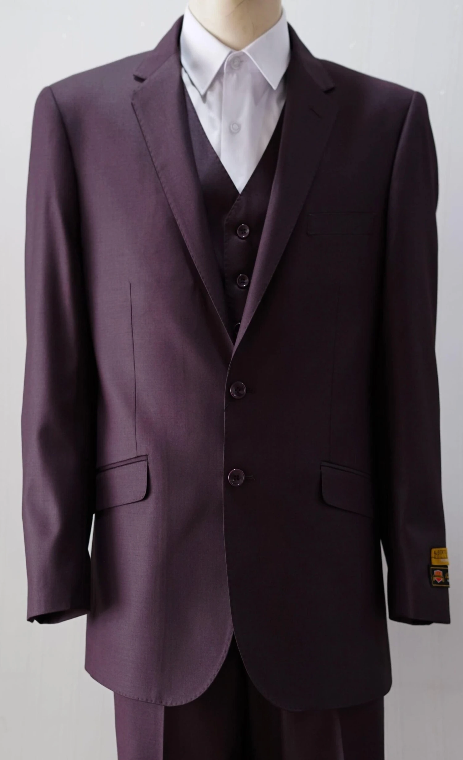Slim Fit Prom Suits - Tailored Plum 1 Slim Fit Prom Suits - Tailored Plum
