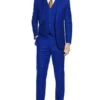 Slim Fit Prom Suits - Wool-SL-Sapphire