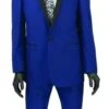 Mens Blue Wedding Suit Slim Fit Tuxedo Men Royal Blue Fitted 1 Button Tux Vinci -Alberto Nardoni Shop slim fit tuxedo men royal blue f