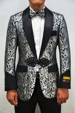 Smoking-2 Silver - Mens Wholesale Blazers
