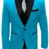 Stage-Tux Turquoise/Black -Tuxedo WholesaleDistributors -Alberto Nardoni Shop stage tux turquoiseblack tuxedo wholesale distributors 1