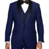 Mens Blue Wedding Suit Statement Wool Tuxedo Mens Sapphire Blue 3 Piece 8 Mens Blue Wedding Suit Statement Wool Tuxedo Mens Sapphire Blue 3 Piece -Alberto Nardoni Shop statement wool tuxedo mens sapph