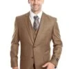 "Dark Taupe Men's Wedding & Business Suit - Vested Two Button Solid Color" -Alberto Nardoni Shop tlKvH2j