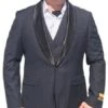 Tux-Shawl Charcoal/Blk -Tuxedo WholesaleDistributors -Alberto Nardoni Shop tux shawl charcoalblk tuxedo wholesale distributors