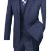Venetian Collection - Navy Regular Fit Glen Plaid 2 Button 3 Piece Suit -Alberto Nardoni Shop v2rw 13 navy S b5a0c906 90db 4e1a bc30 0b6e46ef717e