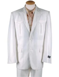 Western Suits For Wedding - Western Tuxedo - Cowboy Tuxedo White