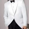 Snow White Dinner Jacket White Dinner Jacket - Two Buttons Notch Collared