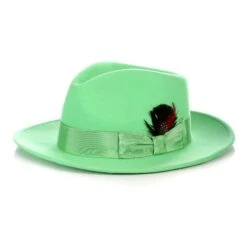Wholesale Mens Dress Hats In Color Green
