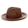 Wholesale Mens Dress Hats In Brown Color -Alberto Nardoni Shop wholesale mens dress hats brown fedora hat minimum 20pc hat to get this price call to place order