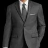Wool Fabric Suit - Gray Suit With Blue Shirt 2 Wool Fabric Suit - Gray Suit With Blue Shirt -Alberto Nardoni Shop wool 02 modern fit wool suit 1 1