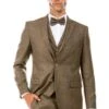 "Vintage Style Men's Tweed Wedding Suit - Two Button Vested In Tan" -Alberto Nardoni Shop yYBzBJx